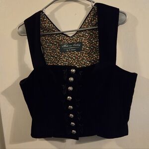 Vintage Velvet Vest
